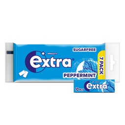 Extra Peppermint kauwgom suikervrij 7-pack image