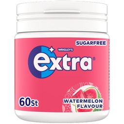 Extra Watermelon kauwgom suikervrij pot 60st image