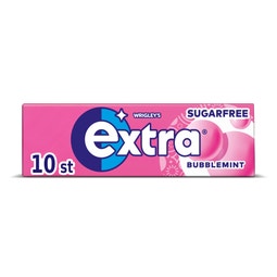 Extra Bubblemint kauwgom suikervrij 10st image