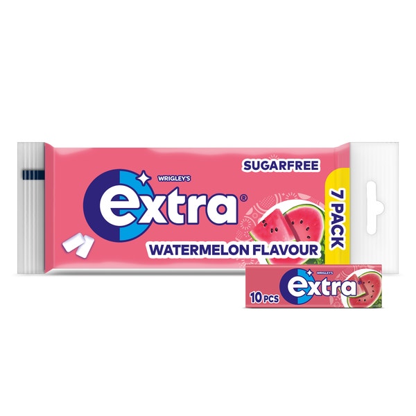 Extra Watermelon kauwgom suikervrij 7-pack