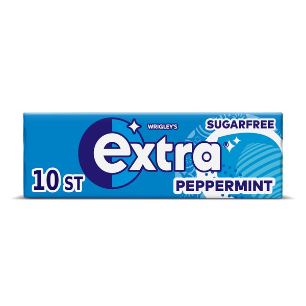 Extra Peppermint kauwgom suikervrij 10st